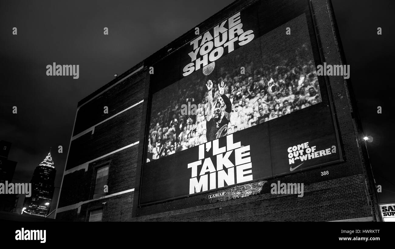 Kyrie Irving Billboard Stock Photo