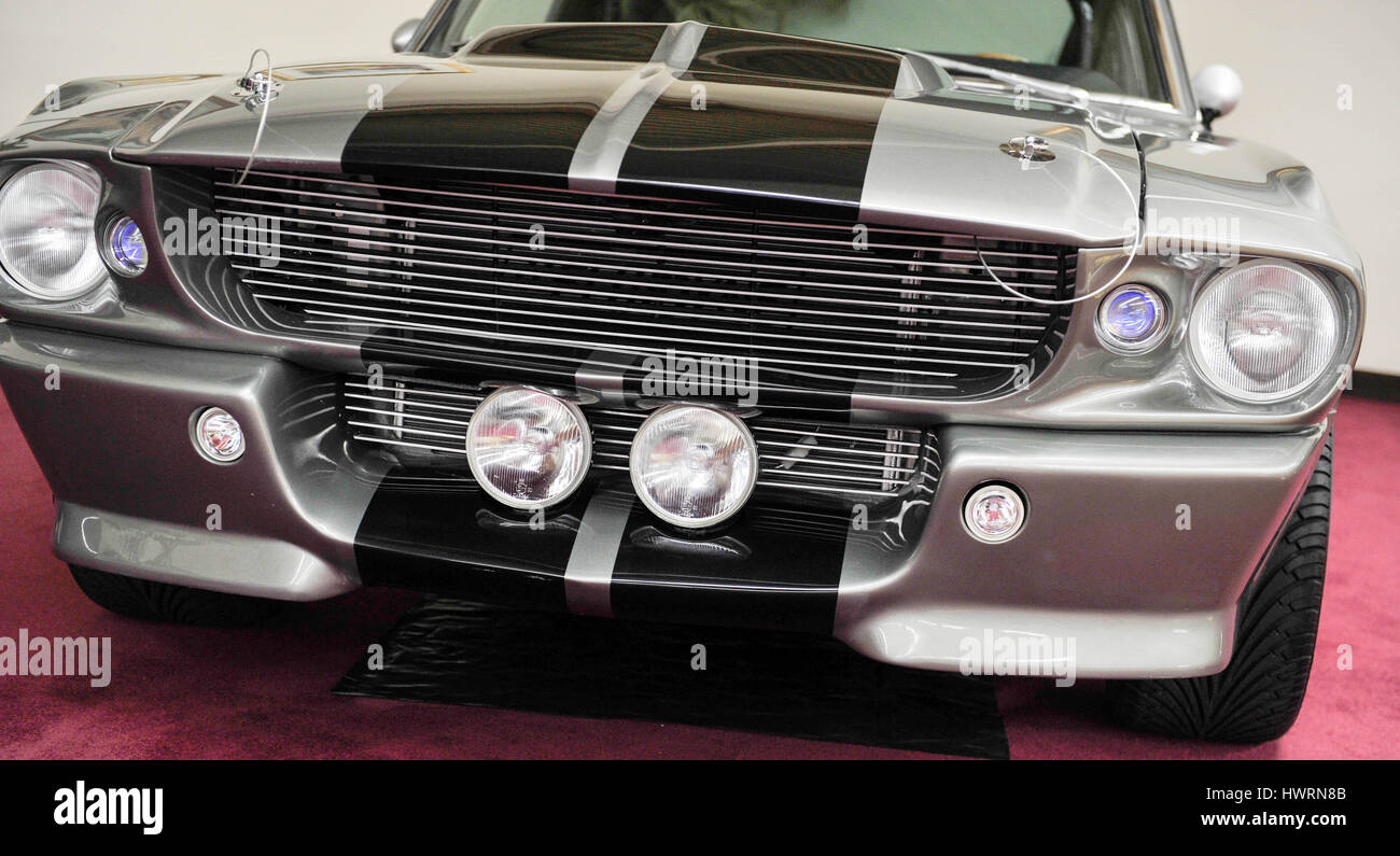 1967 Mustang Shelby GT500 2000 Gone in sixty seconds movie car for sale in Las Vegas, Nevada inside the Auto Collections Showroom. Stock Photo