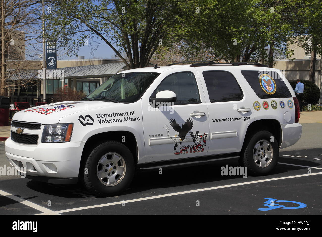 US Department of Veterans Affairs Vehicles Stock Photo