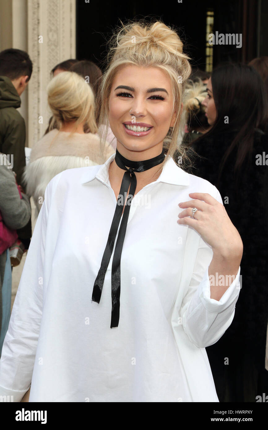 LFW Day Three - Celebrity Sightings - at Freemasons Hall, London