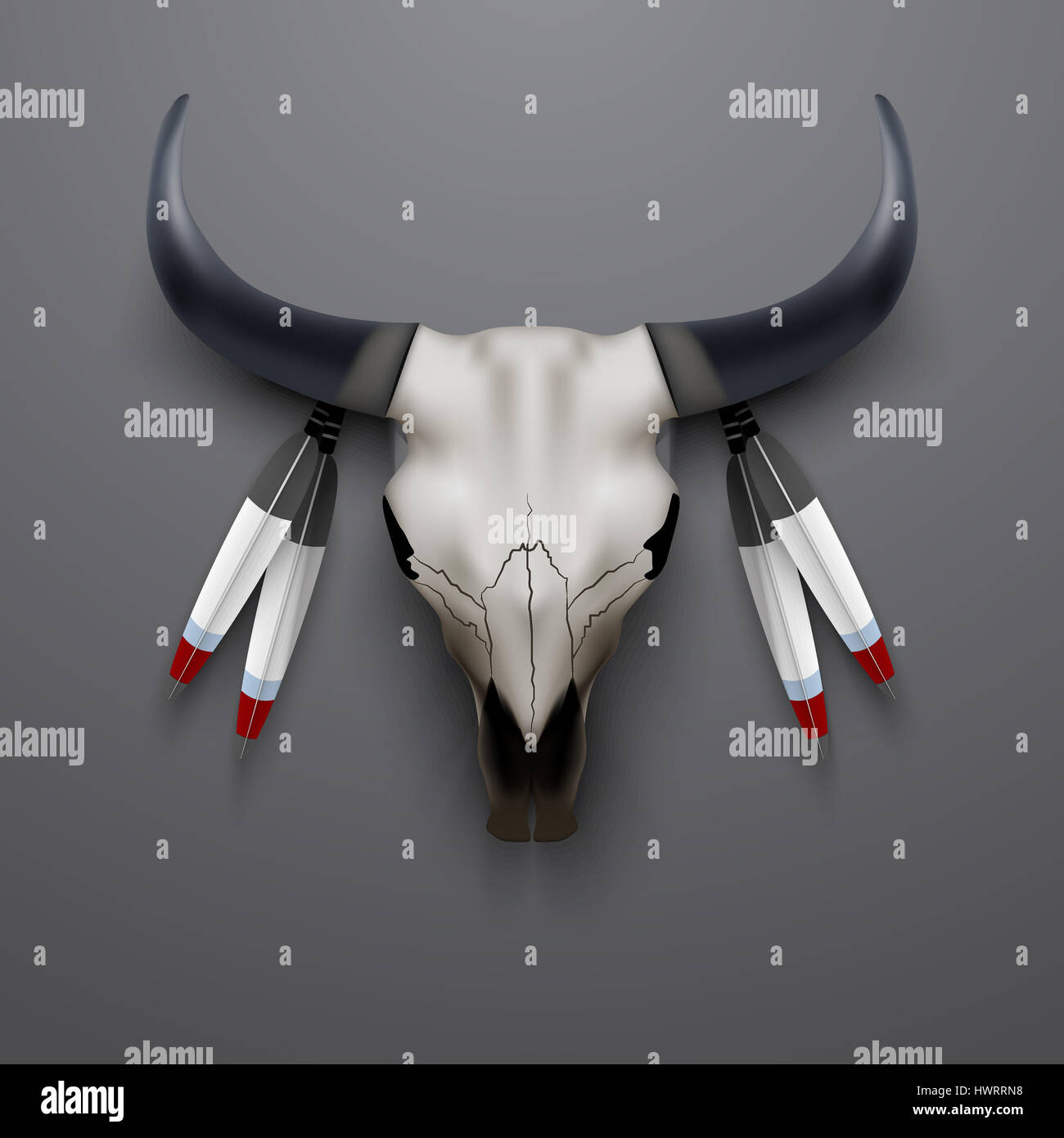 Buffalo animal totem hi-res stock photography and images - Alamy