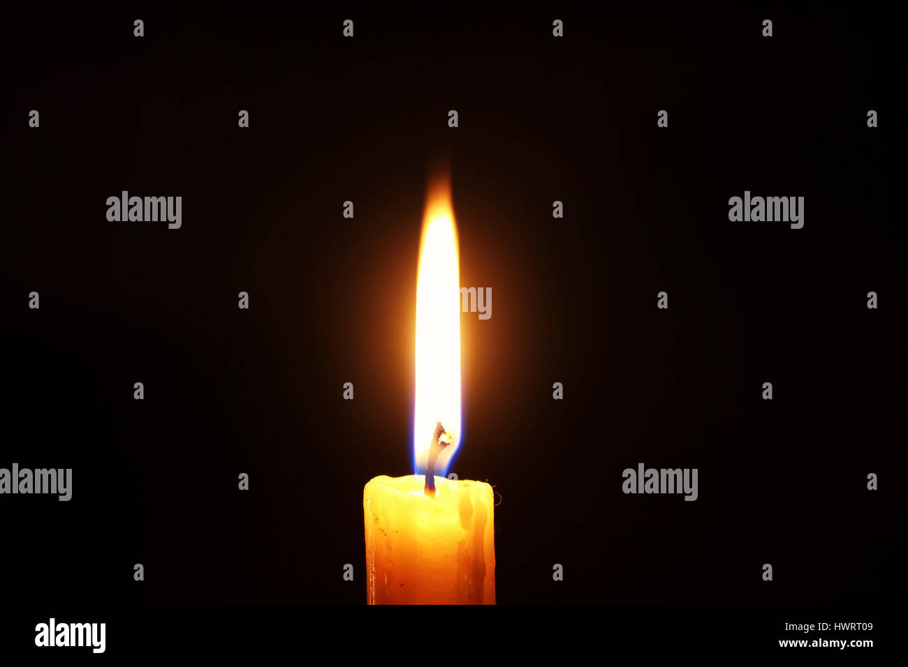 candle flame isolated on black Stock Photo - Alamy