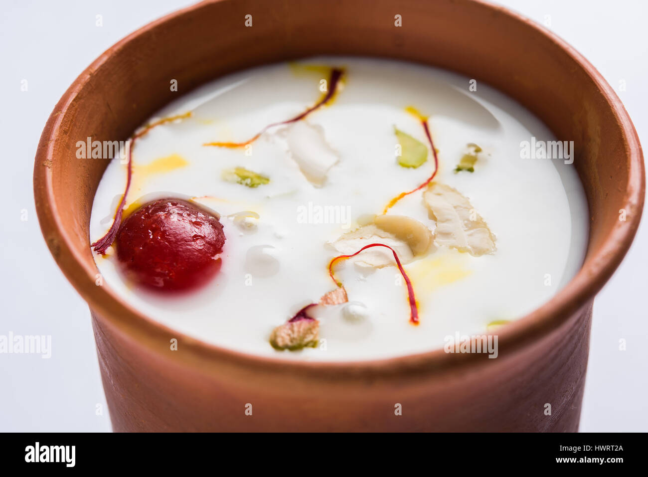 Authentic Indian cold drink made up of curd, milk & malai called Lassi