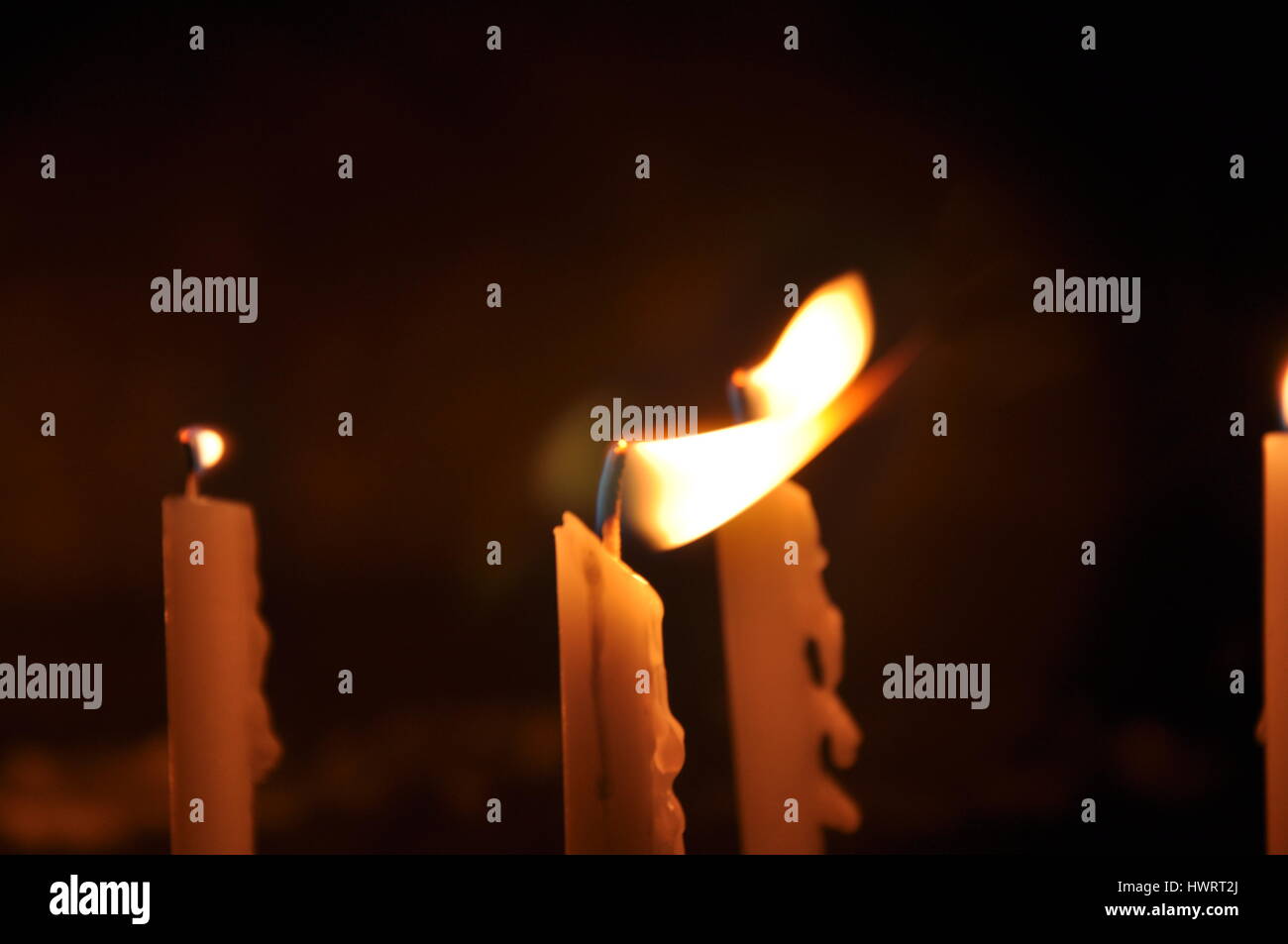 White Candle Burning, Light a white candle every day, blessings or