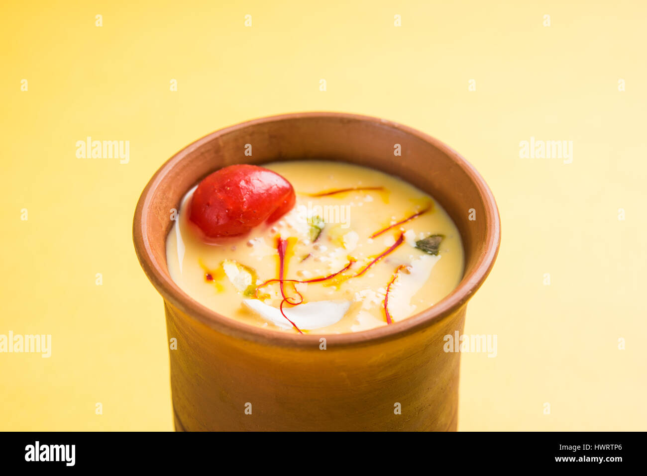 Authentic Indian cold drink made up of curd, milk & malai called Lassi