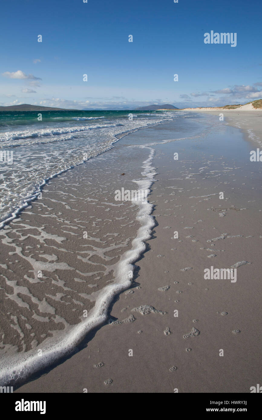West beach , white beach at low tide ,Atlantic facing beach Stock Photo
