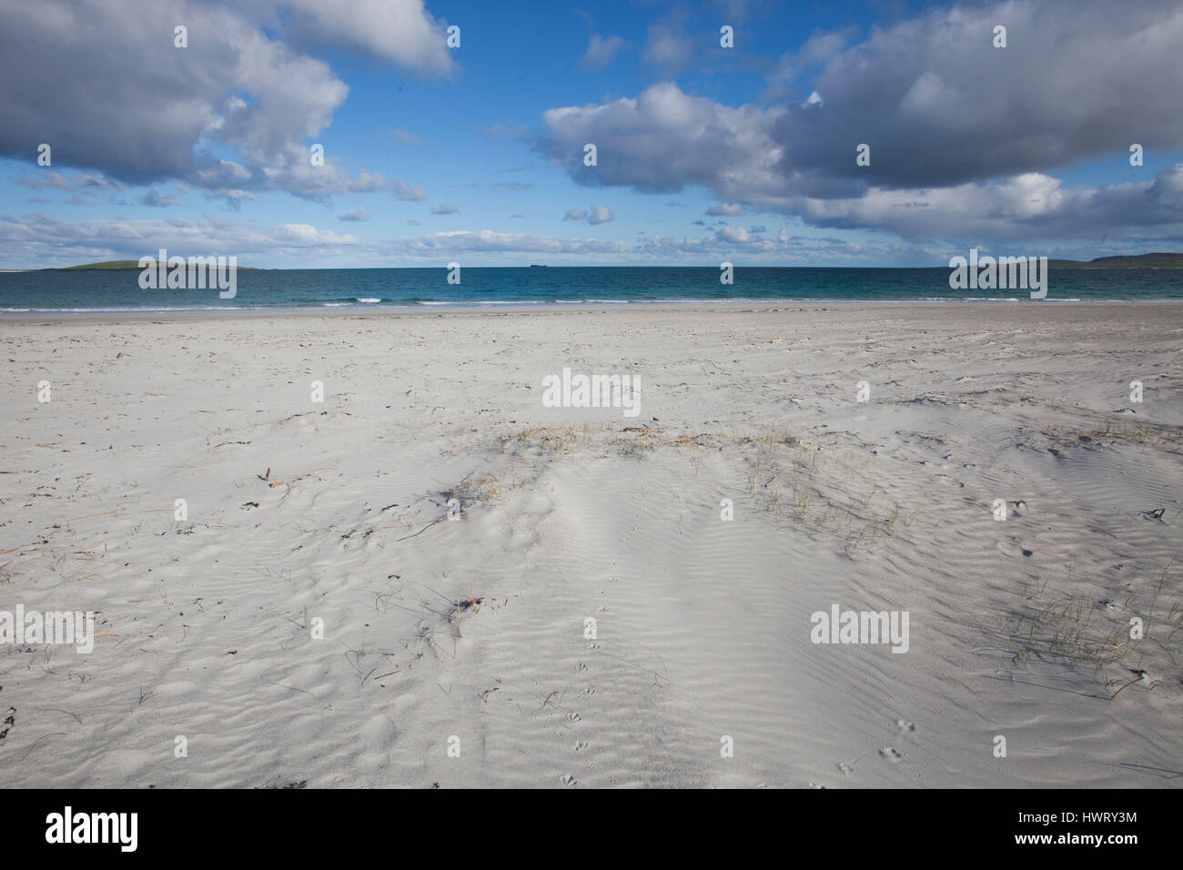 West beach , white beach at low tide ,Atlantic facing beach Stock Photo