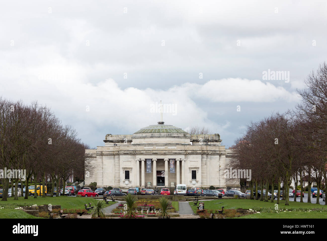 Port Sunlight - a model village and suburb in the Metropolitan Borough of Wirral, Merseyside Stock Photo