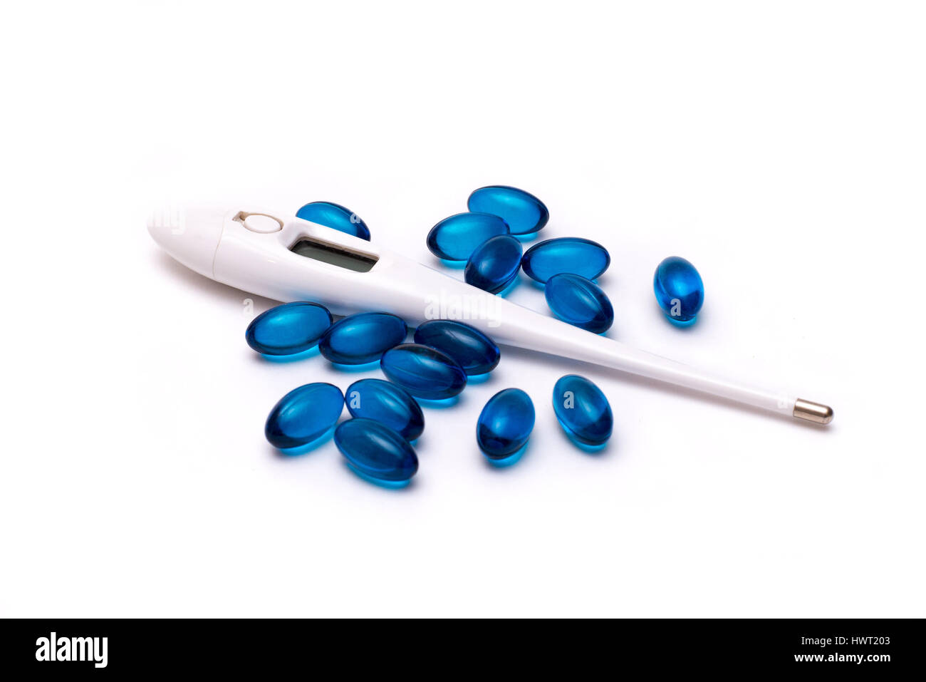Aspirin and thermometer hi-res stock photography and images - Alamy