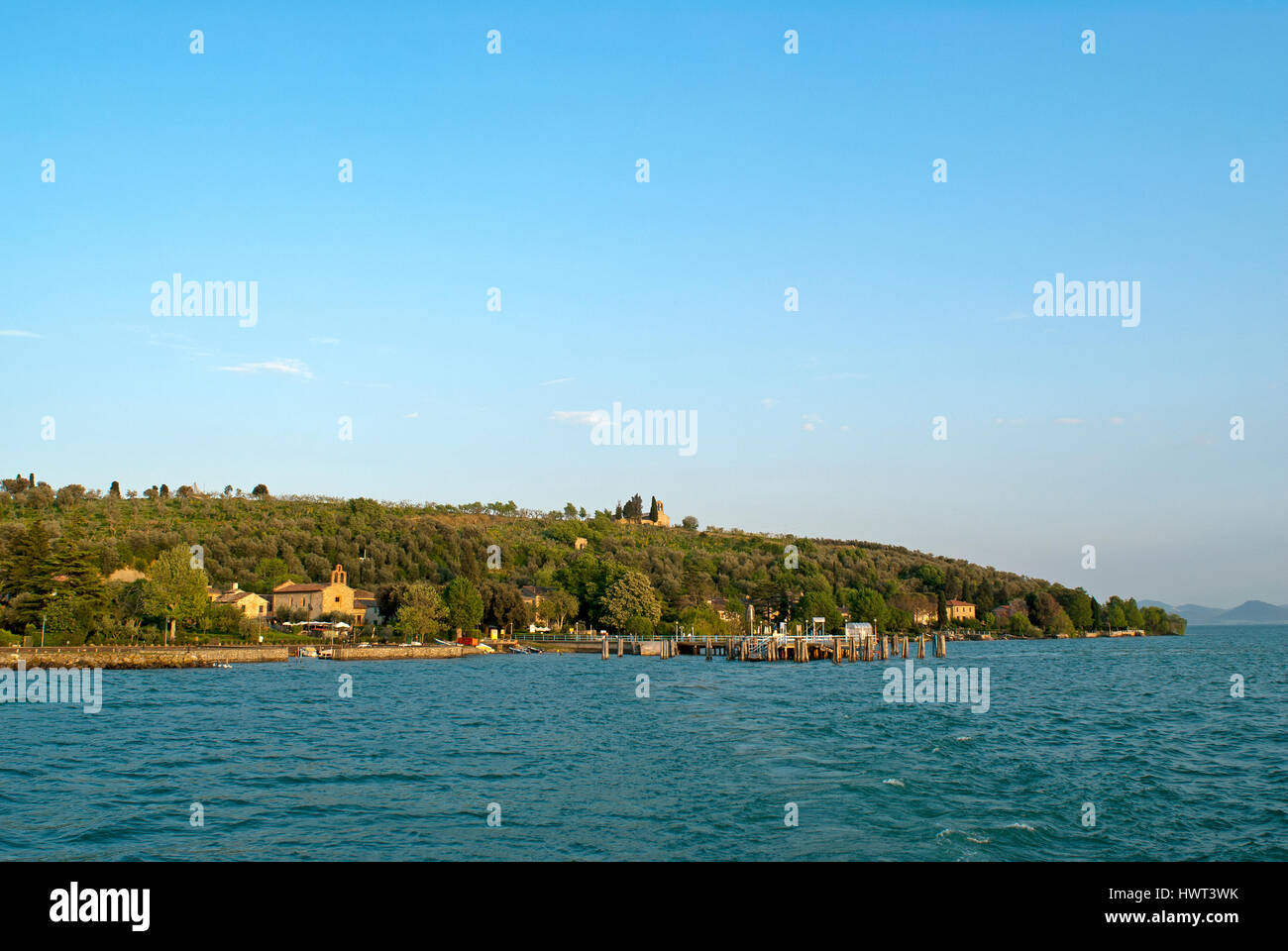 Isola Maggiore, Lake Trasimeno, Umbria, Italy Stock Photo