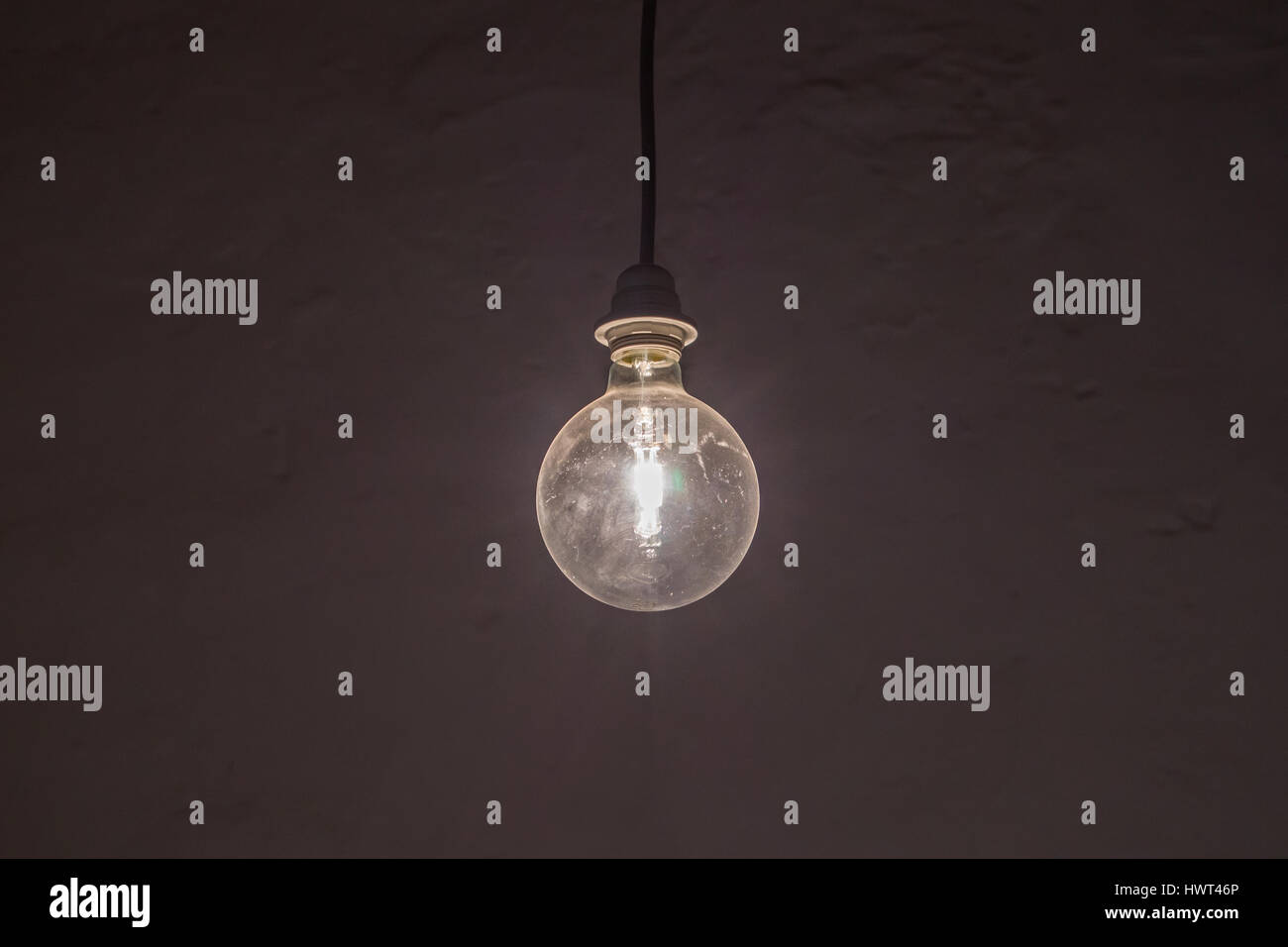 Halogen bulb lamp Stock Photo