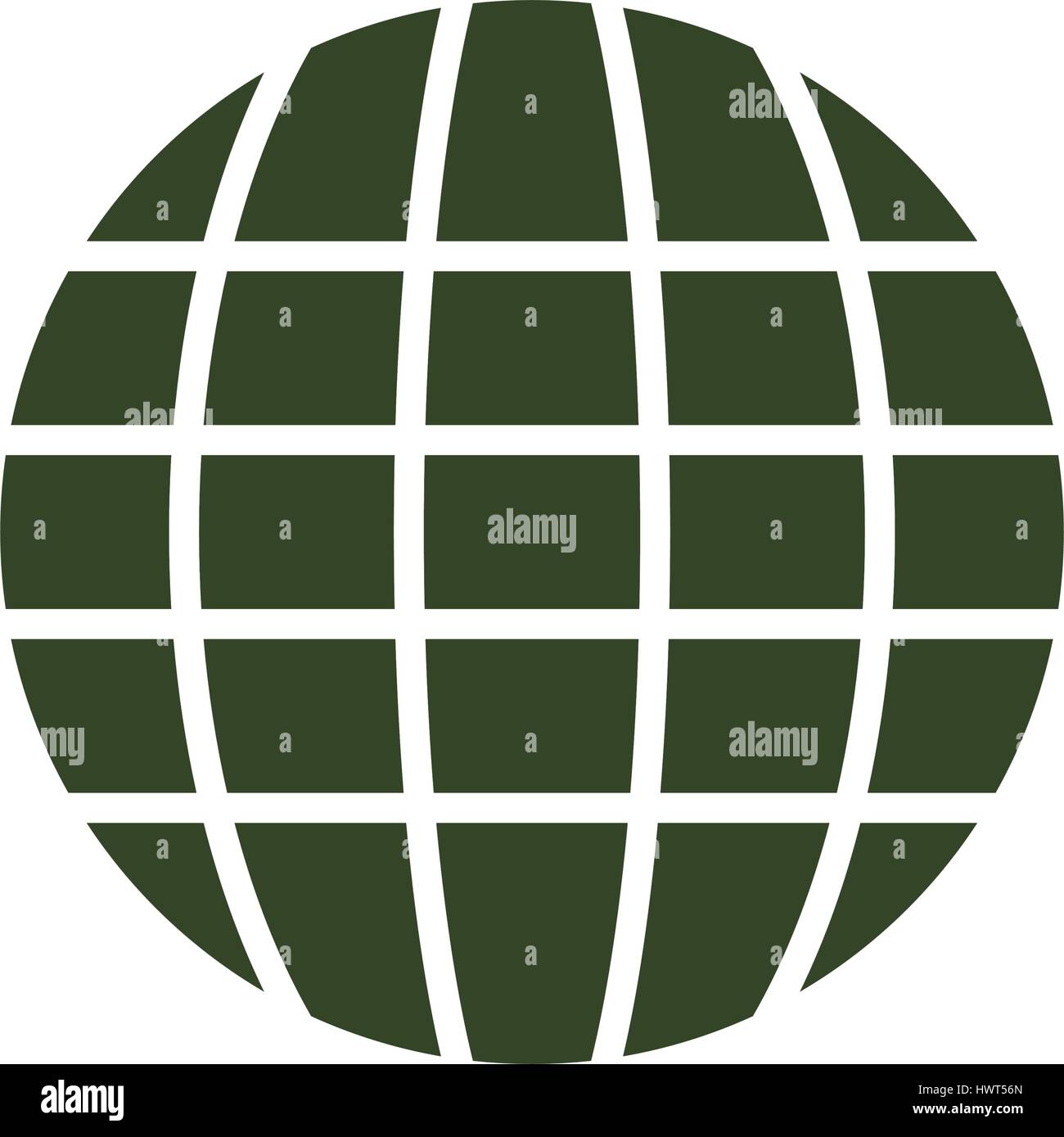 globe icon illustrated on a white background in vector Stock Vector ...
