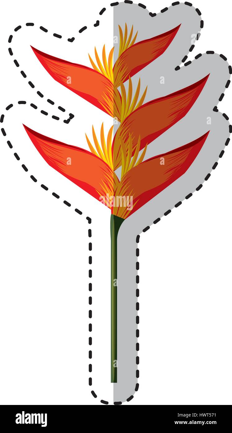 exotic and tropical flower icon Stock Vector Image & Art - Alamy