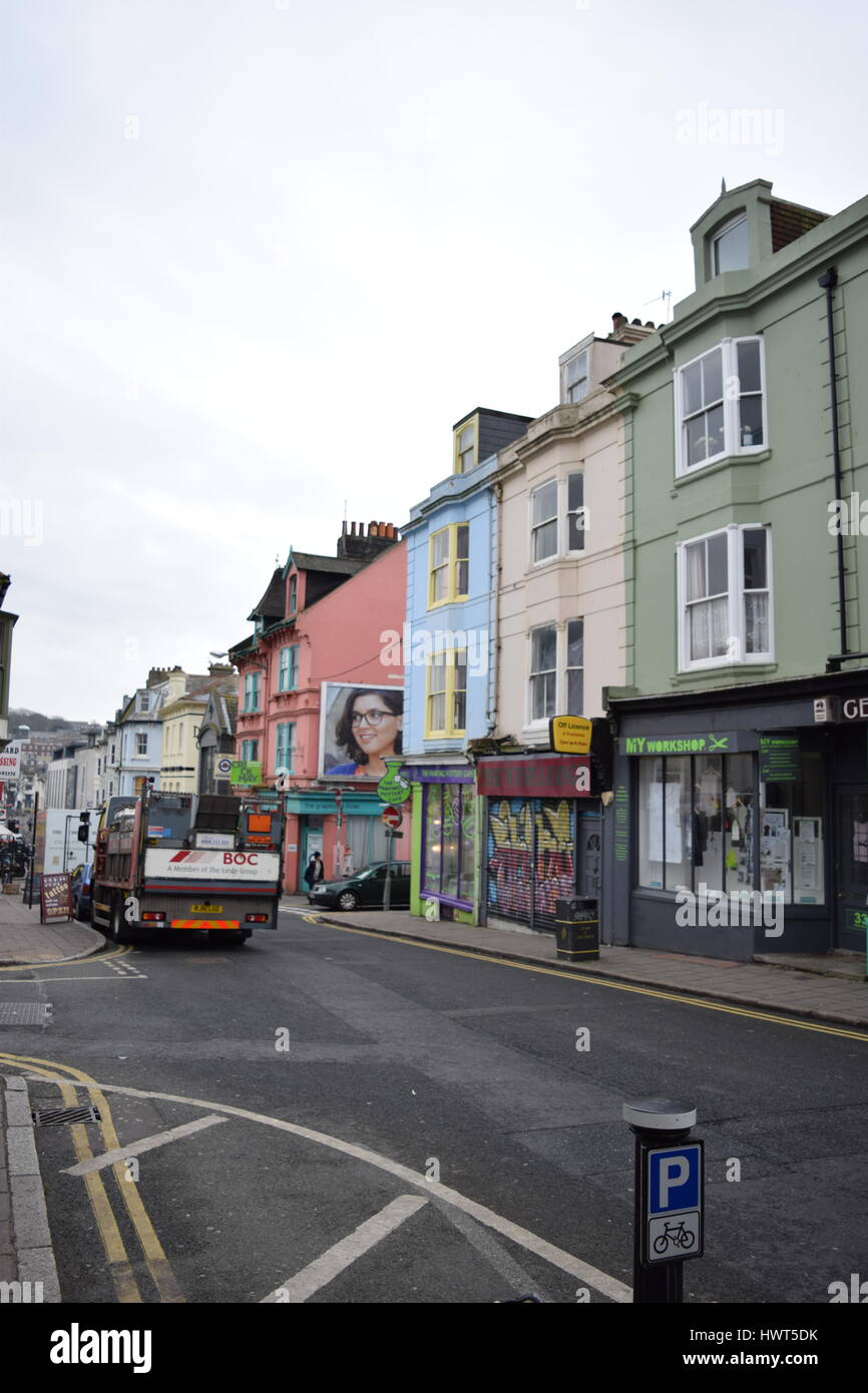 Brighton North Laine Stock Photo - Alamy