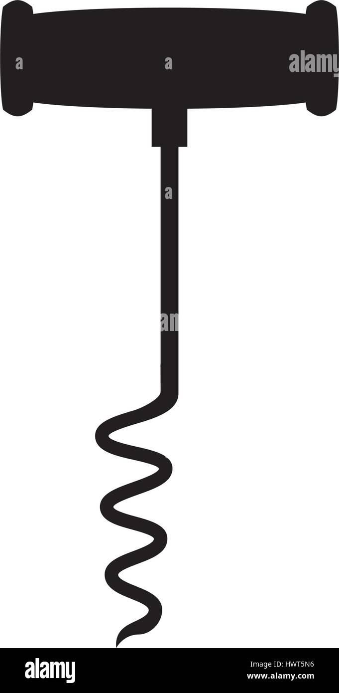 corkscrew wine isolated icon Stock Vector Image & Art - Alamy