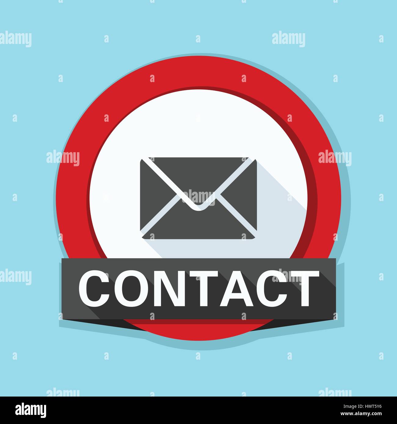 Mail Contact button illustration Stock Vector Image & Art - Alamy