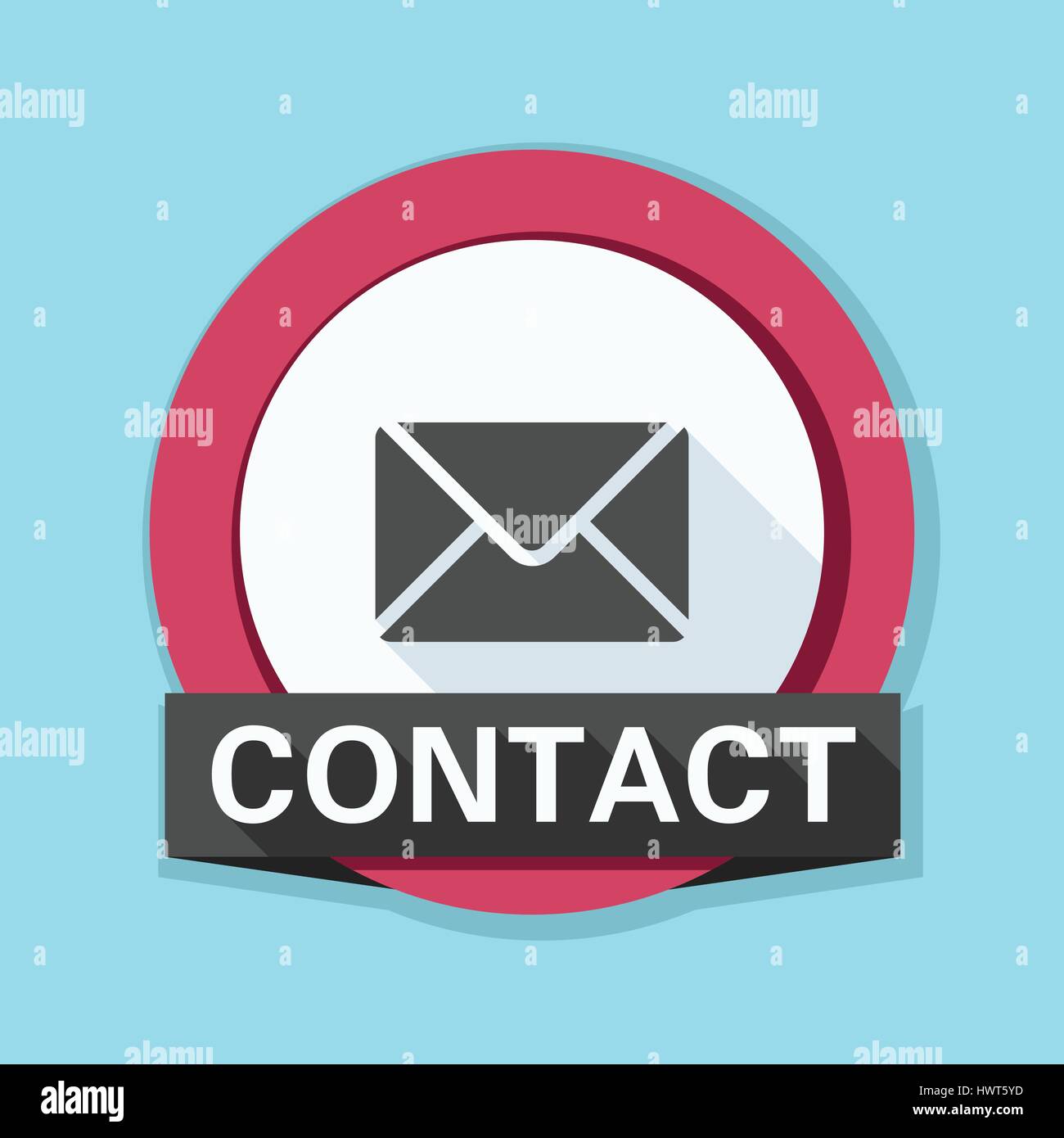 Mail Contact button illustration Stock Vector Image & Art - Alamy