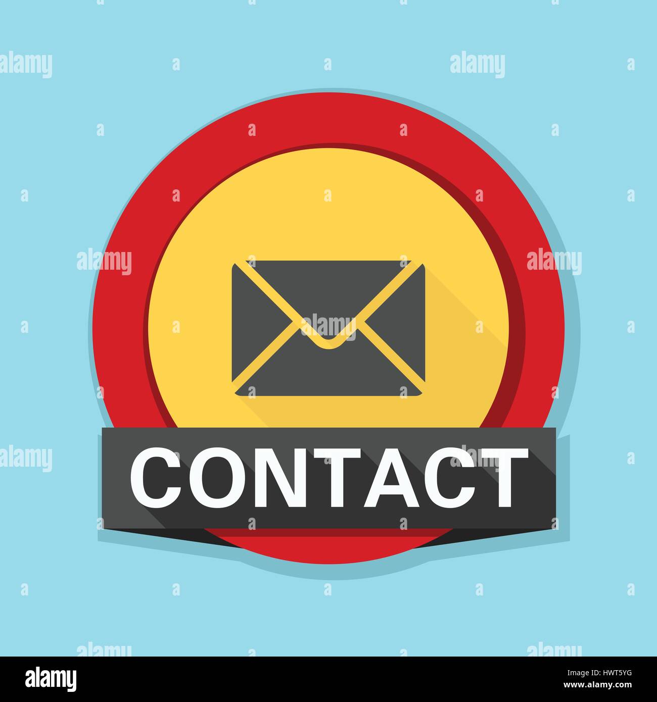 Mail Contact button illustration Stock Vector Image & Art - Alamy