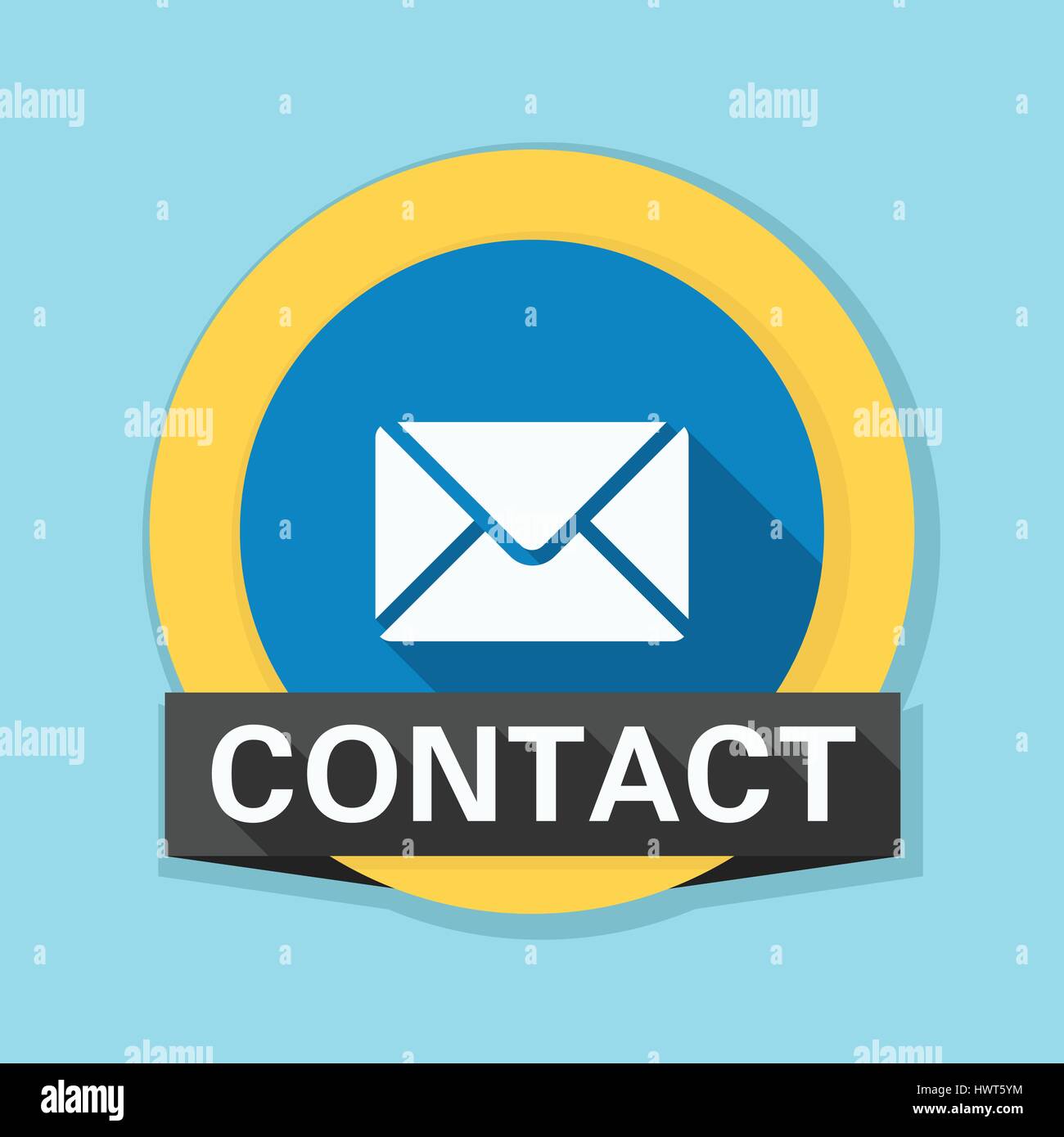 Mail Contact button illustration Stock Vector Image & Art - Alamy