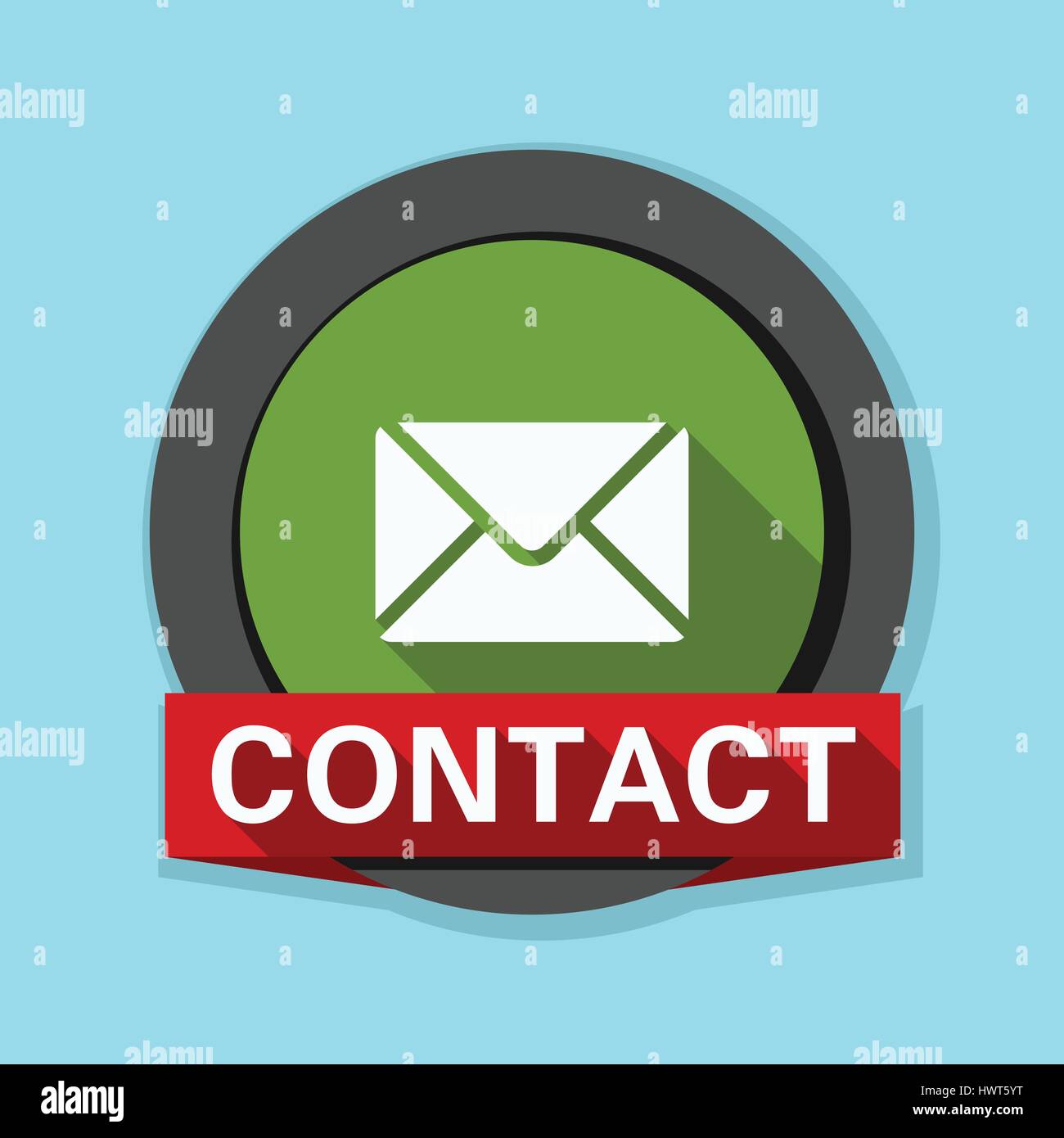 Mail Contact button illustration Stock Vector Image & Art - Alamy
