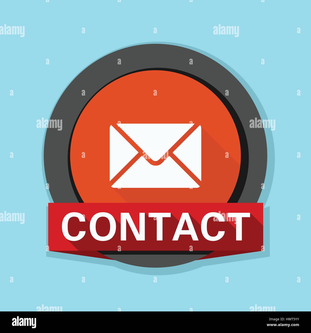 Mail Contact button illustration Stock Vector Image & Art - Alamy