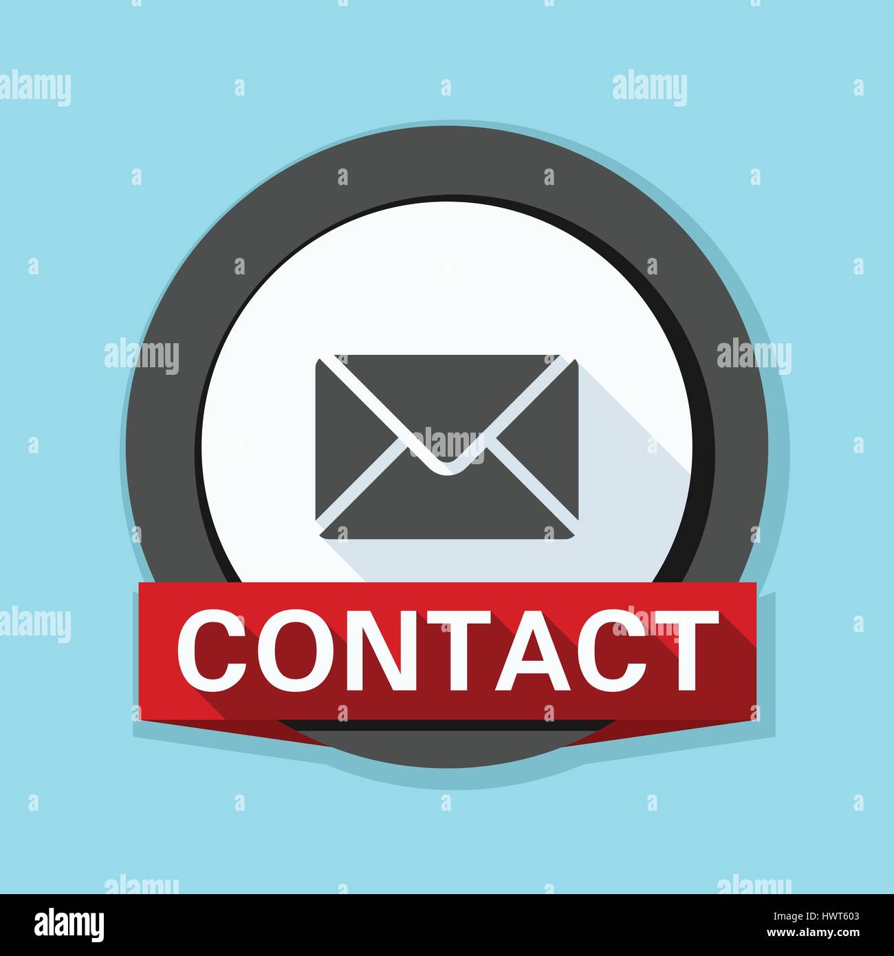 Mail Contact button illustration Stock Vector Image & Art - Alamy