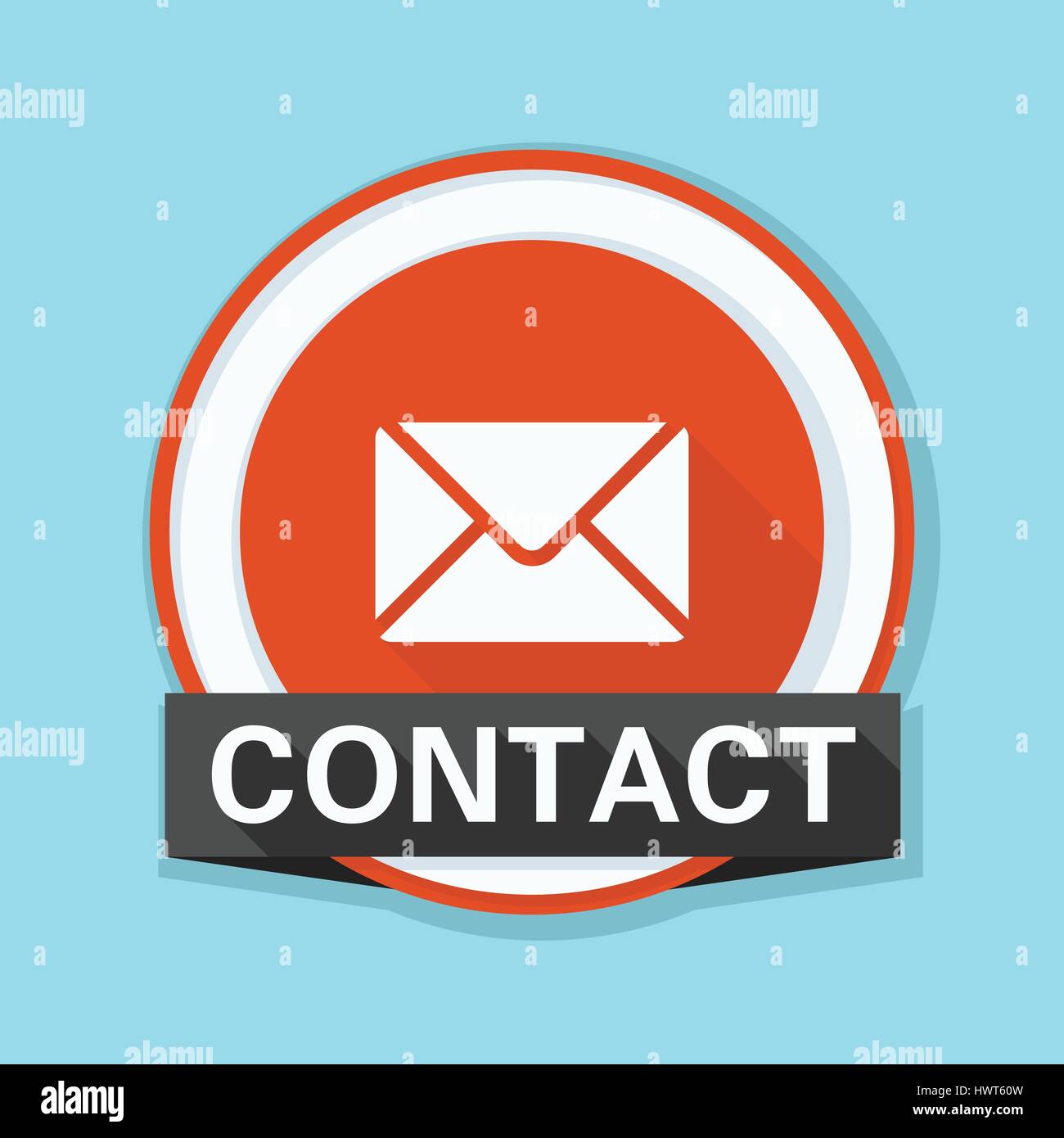 Mail Contact button illustration Stock Vector Image & Art - Alamy