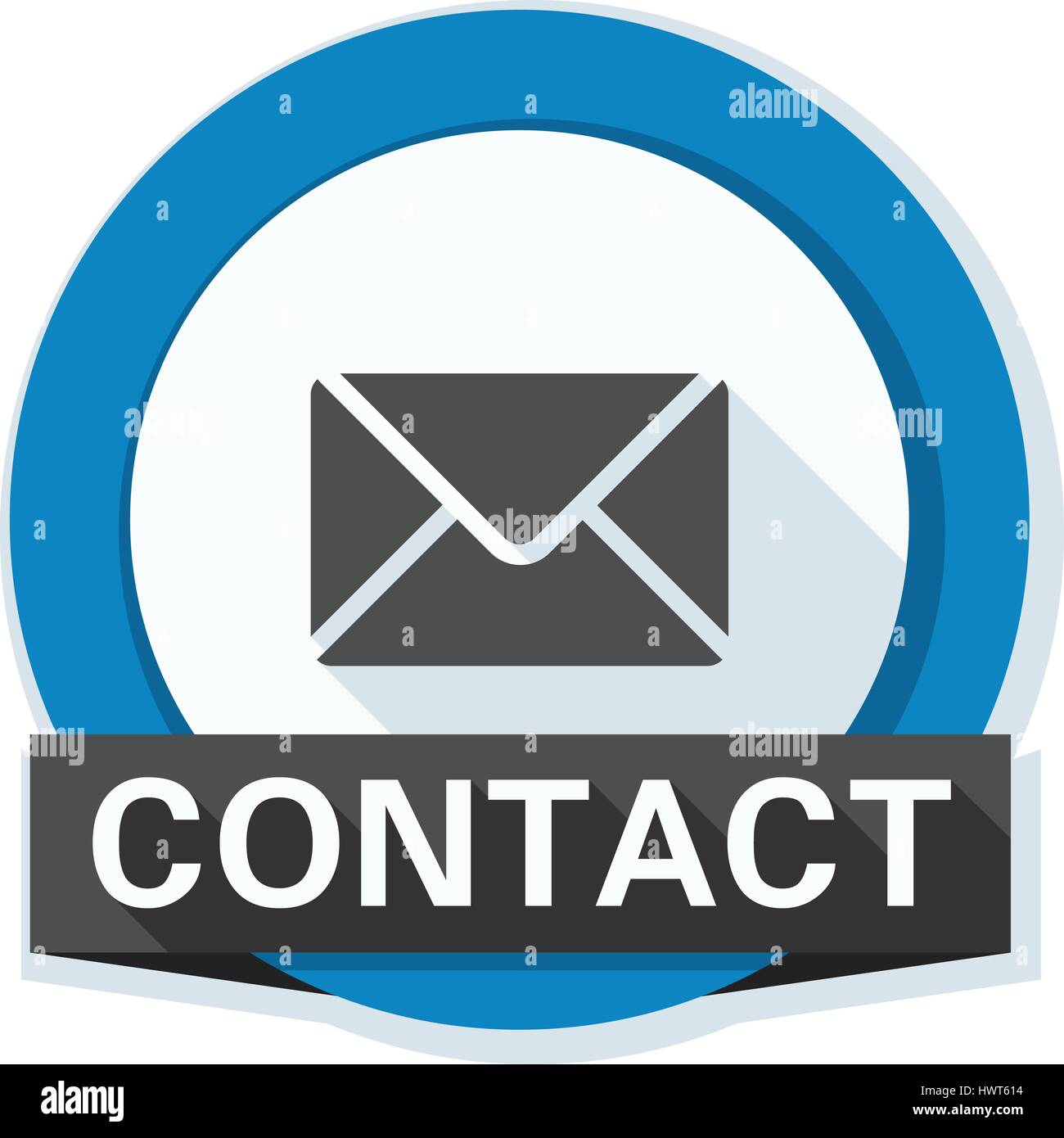Mail Contact button illustration Stock Vector Image & Art - Alamy