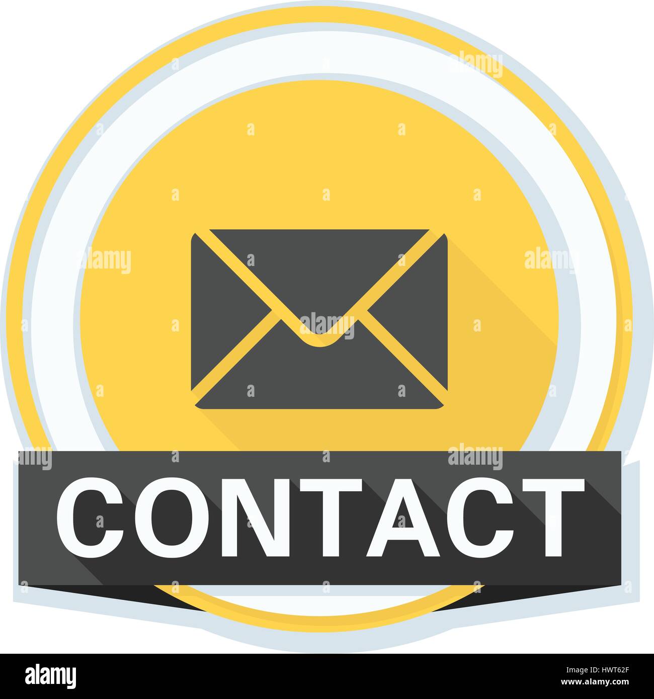 Mail Contact button illustration Stock Vector Image & Art - Alamy