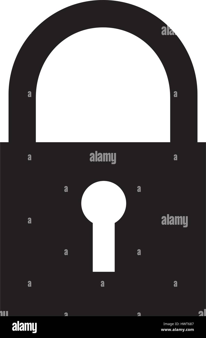 safe padlock isolated icon Stock Vector Image & Art - Alamy