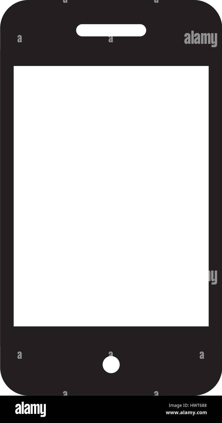 smartphone device isolated icon Stock Vector Image & Art - Alamy