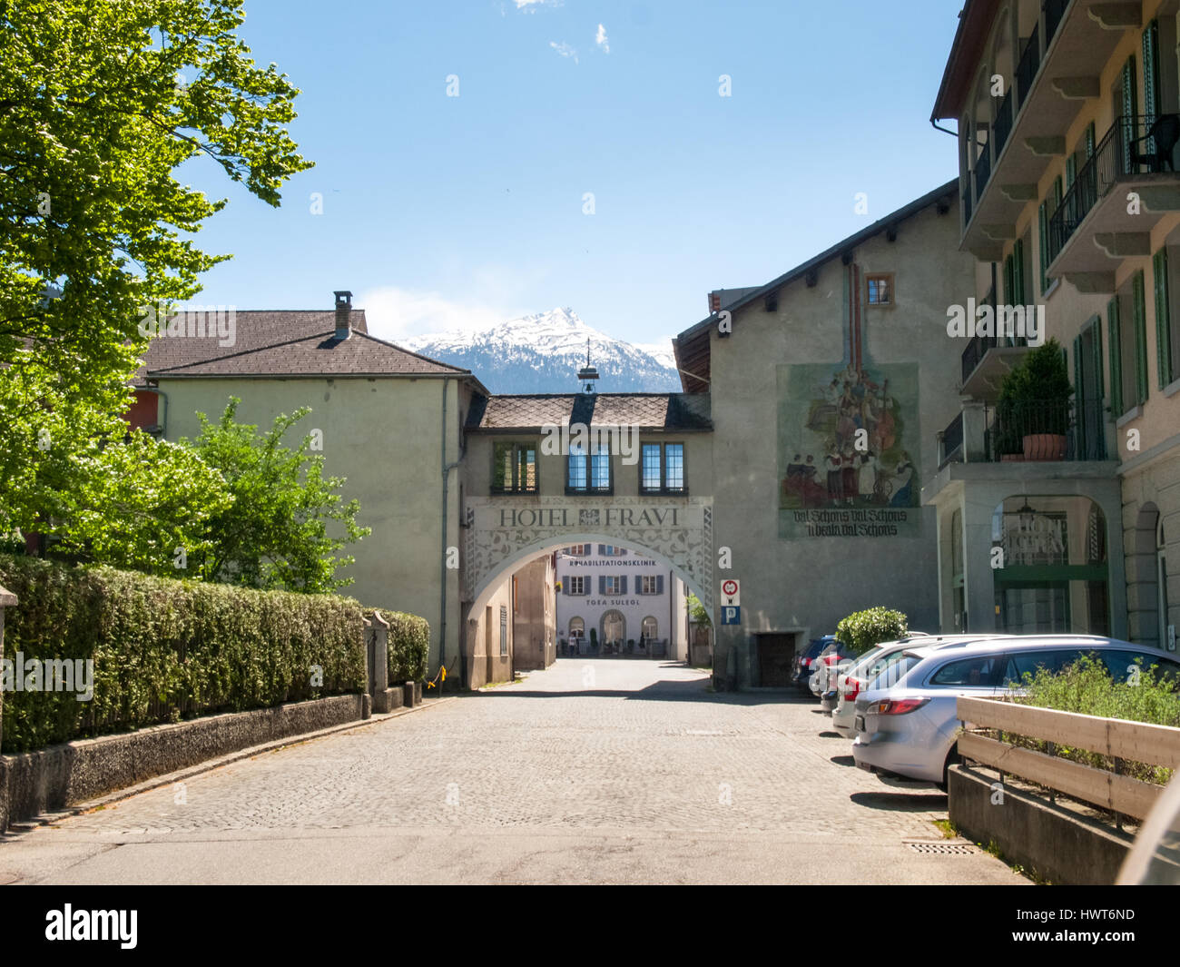 Mountain stream, European Larchs, Larix decidua, Pinaceae, Val da Larisch,  Dumagns, Muntogna da Schons, Alps, Canton of Graubünden, Switzerland Stock  Photo - Alamy