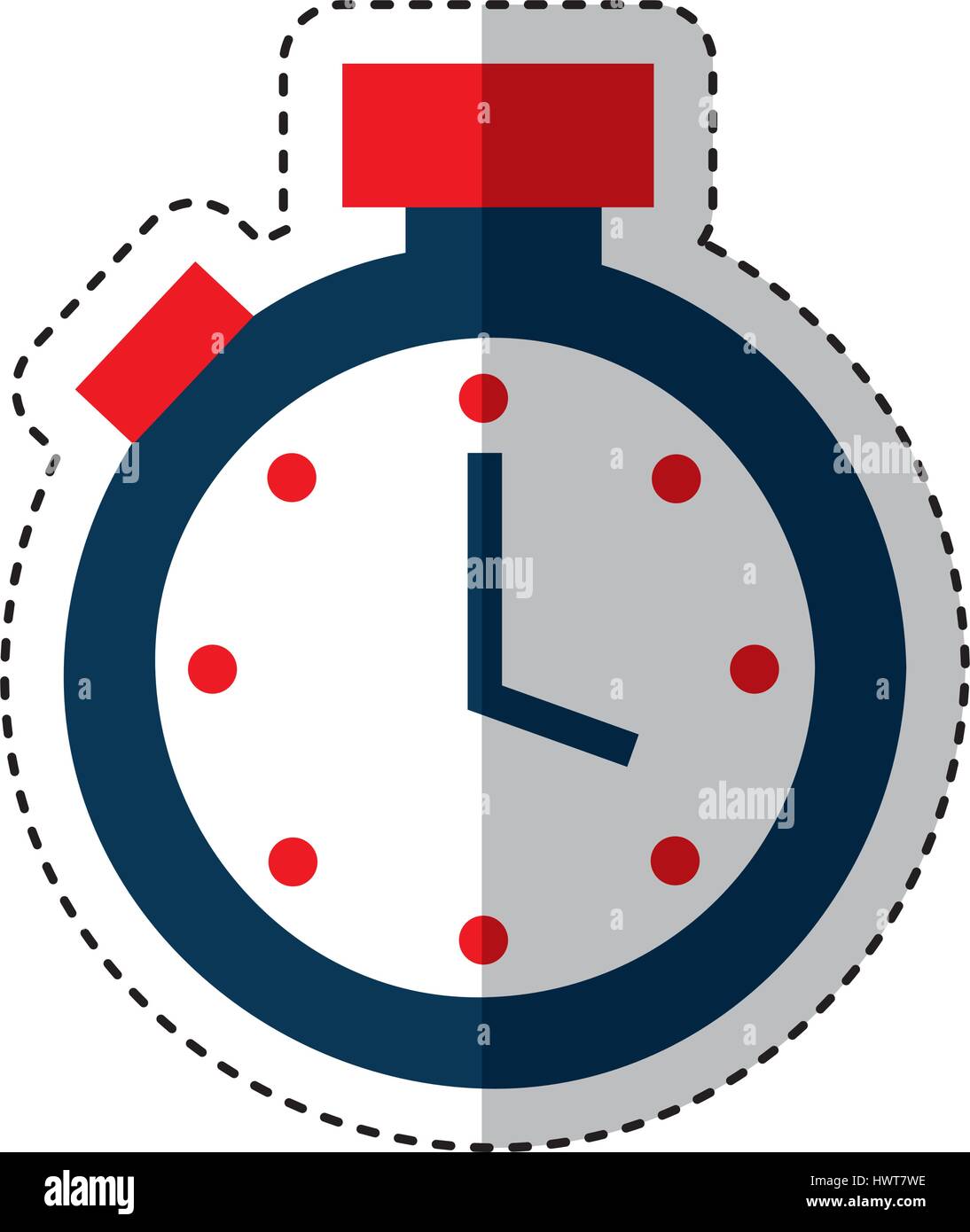 chronometer watch isolated icon Stock Vector Image & Art - Alamy