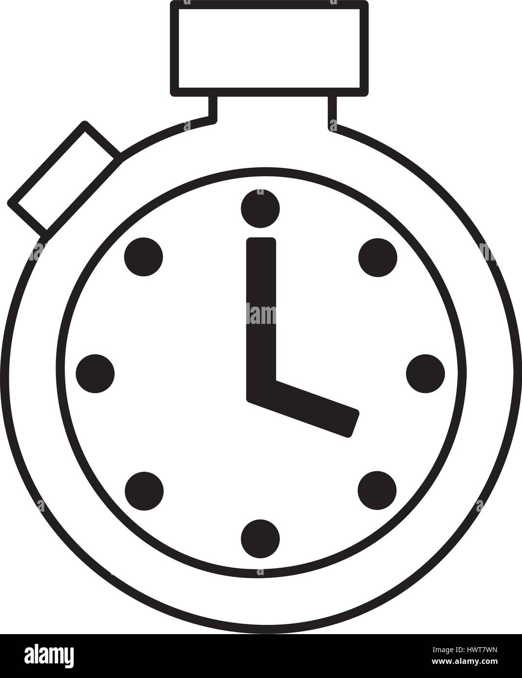 chronometer watch isolated icon Stock Vector Image & Art - Alamy
