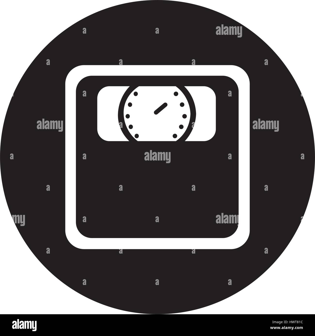 weight scale isolated icon Stock Vector Image & Art - Alamy