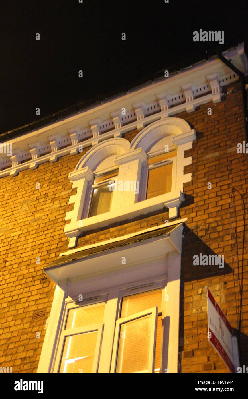 The house in Hagley Road, Birmingham, where armed police raided a flat