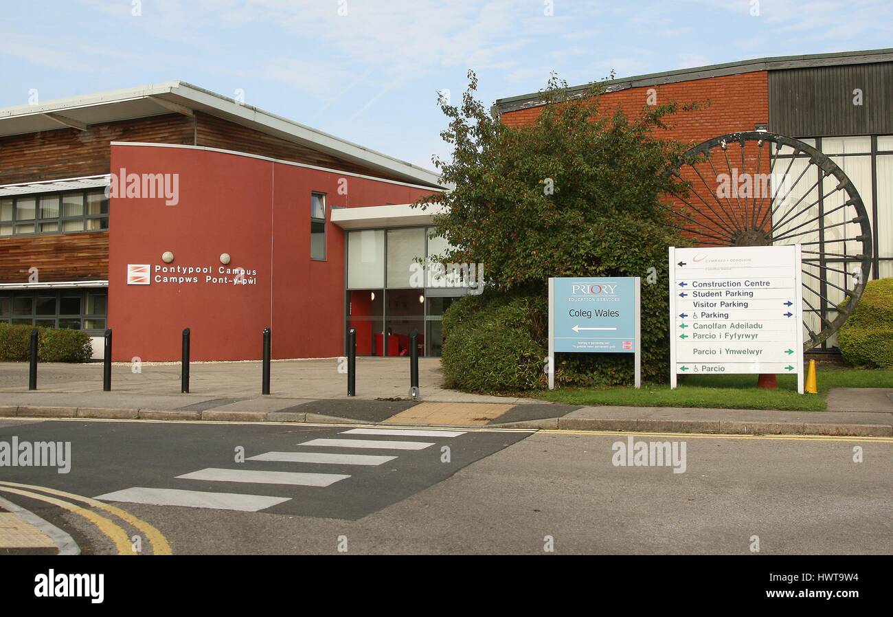 Pontypool College that now stands where once the Blaendare Coal