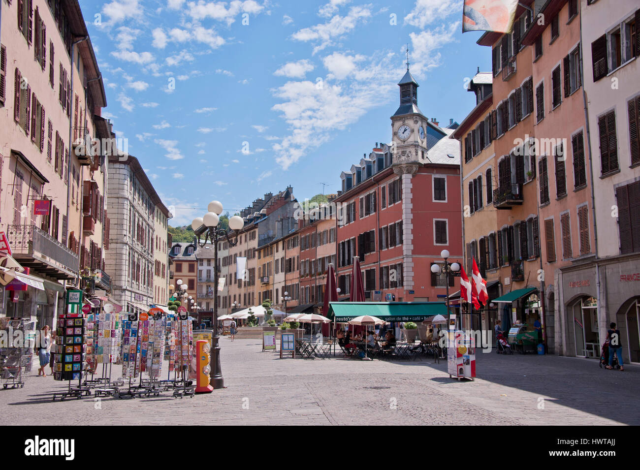 Place Saint Leger, shopping square in the centre of Chambery Stock Photo -  Alamy