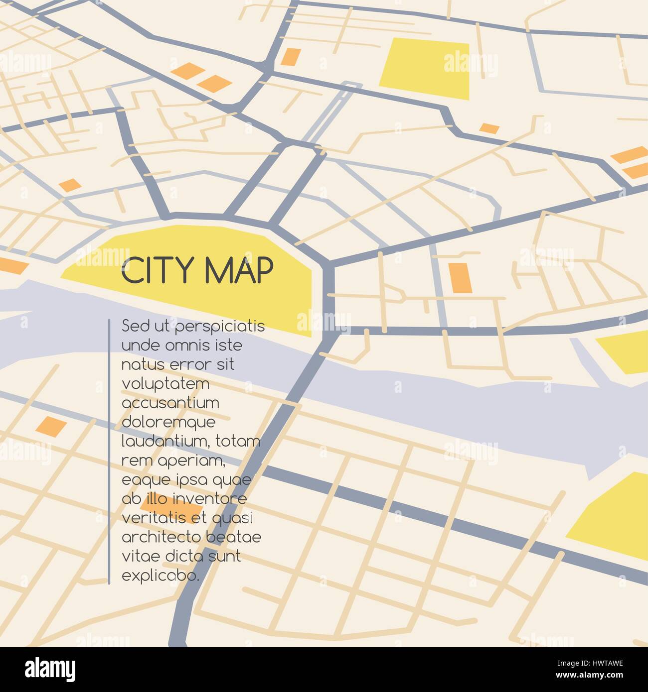 Vector city map Stock Vector Image & Art Alamy