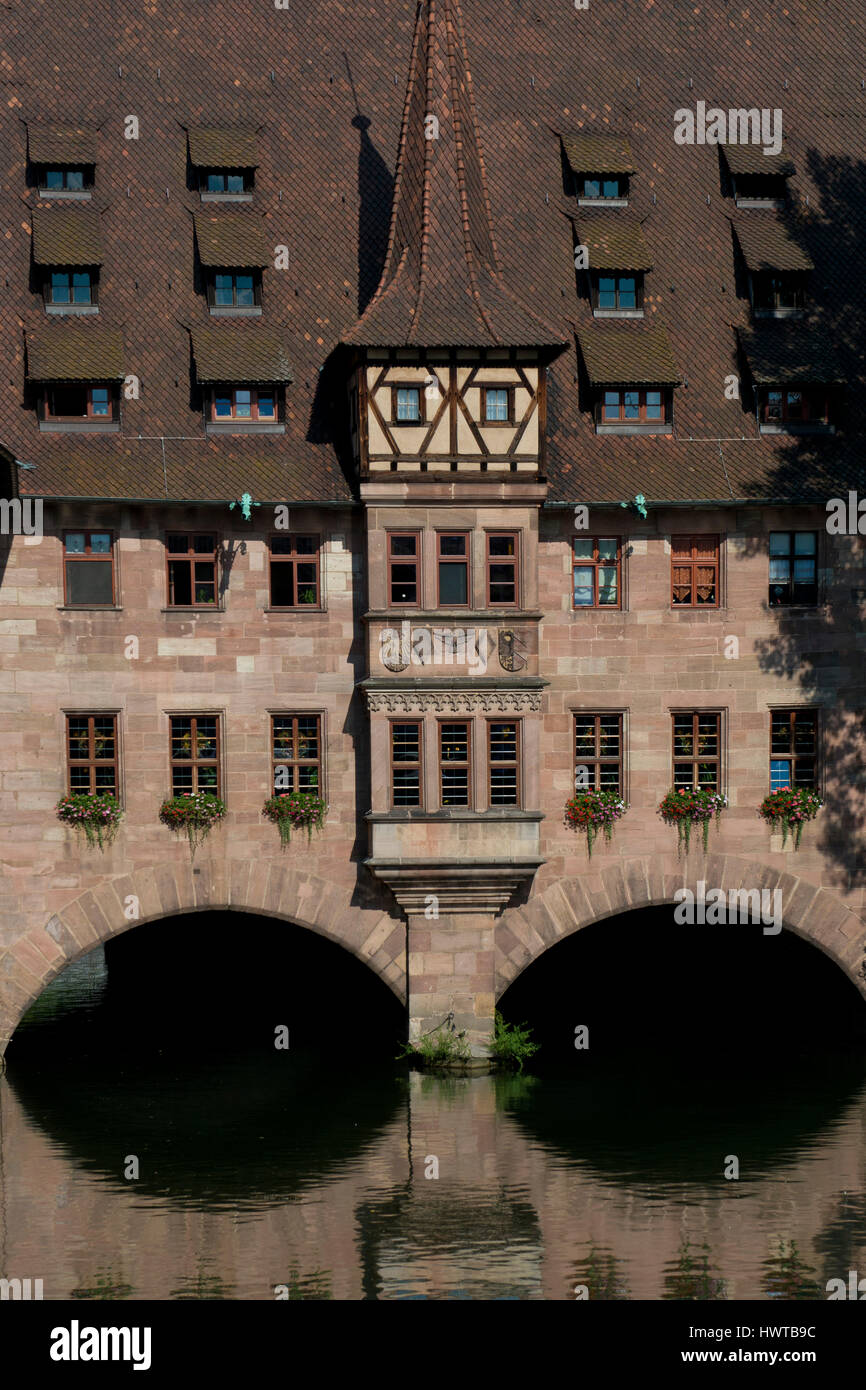 Medieval hospital for leper in Nurember, Bavaria, Germany Stock Photo