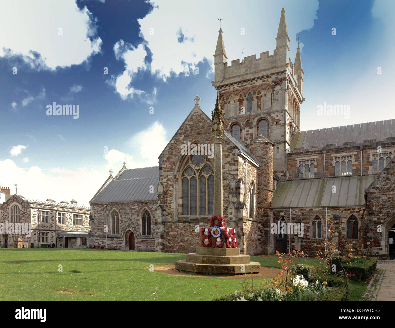Wimborne Minster in Dorset Stock Photo Alamy