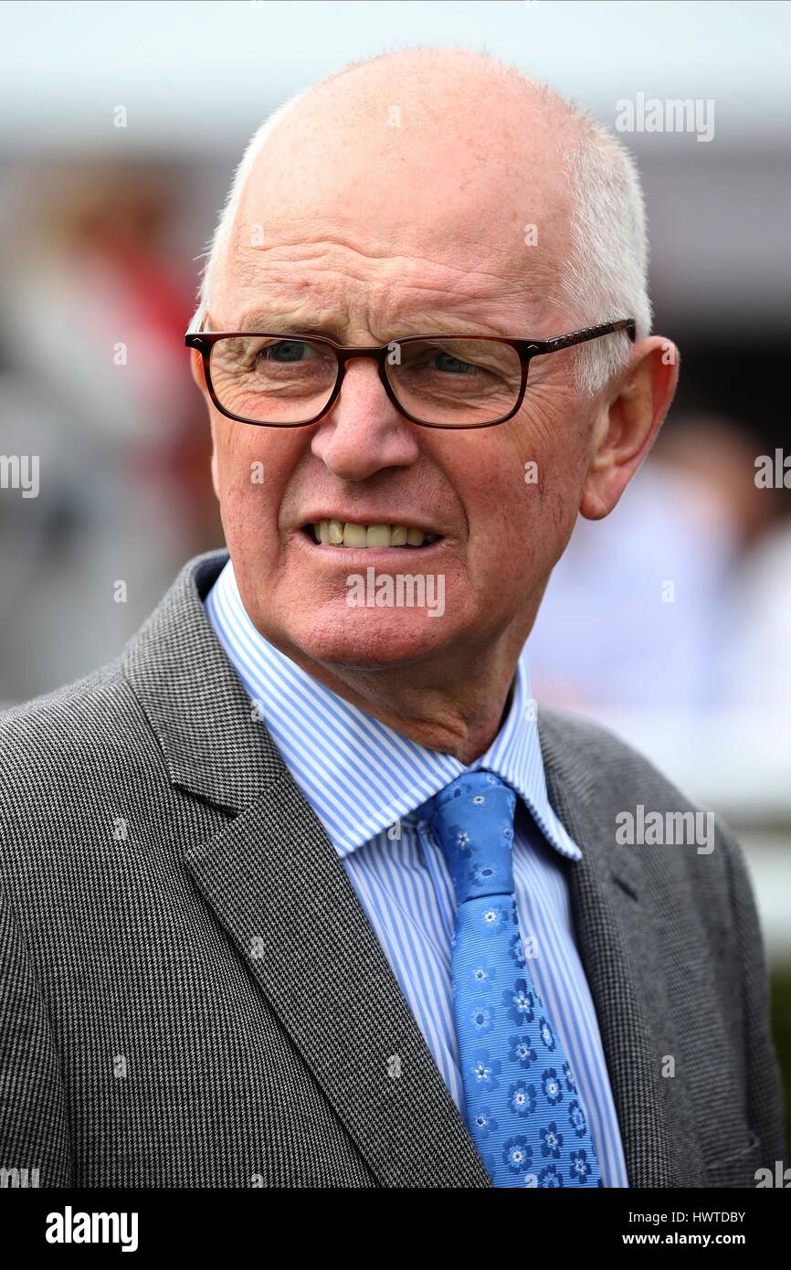 MICHAEL CHANNON RACE HORSE TRAINER RACE HORSE TRAINER YORK RACECOURSE YORK ENGLAND 11 May 2016