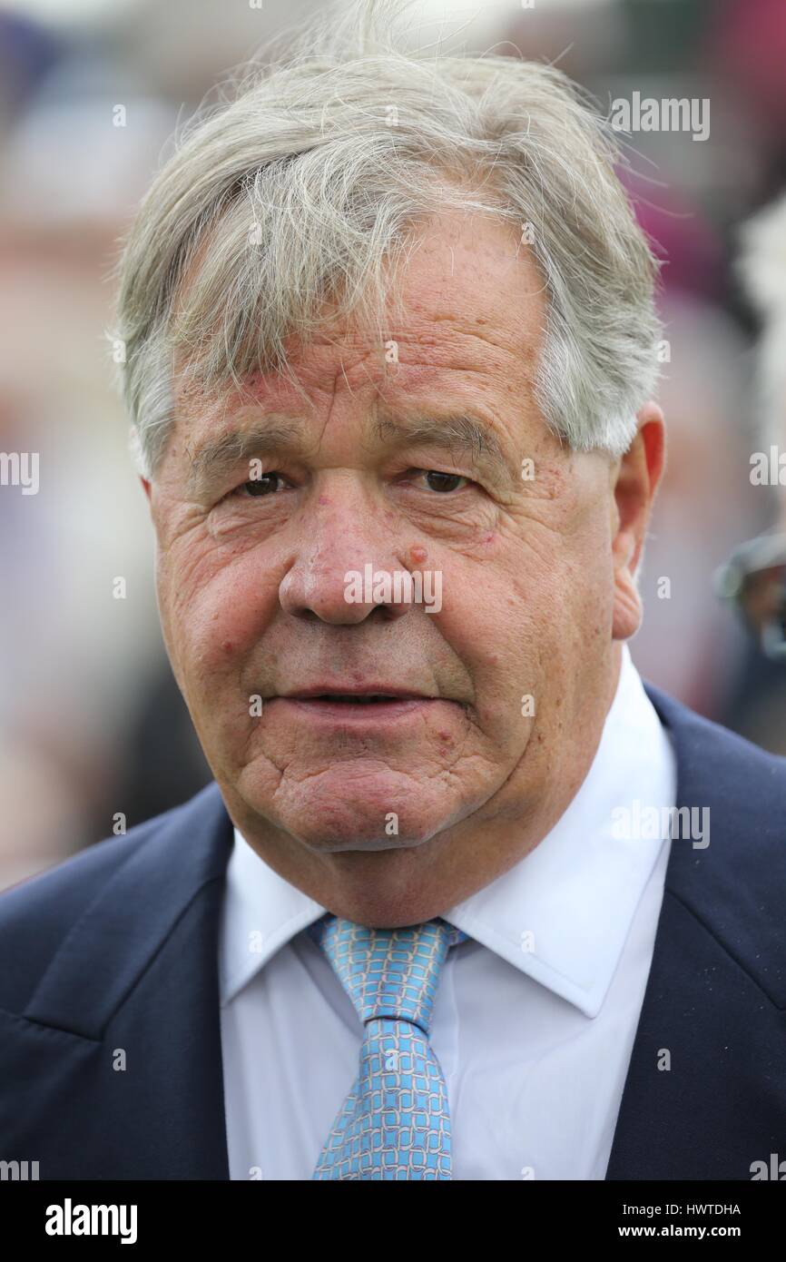 SIR MICHAEL STOUTE RACE HORSE TRAINER RACE HORSE TRAINER YORK RACECOURSE YORK ENGLAND 20 August