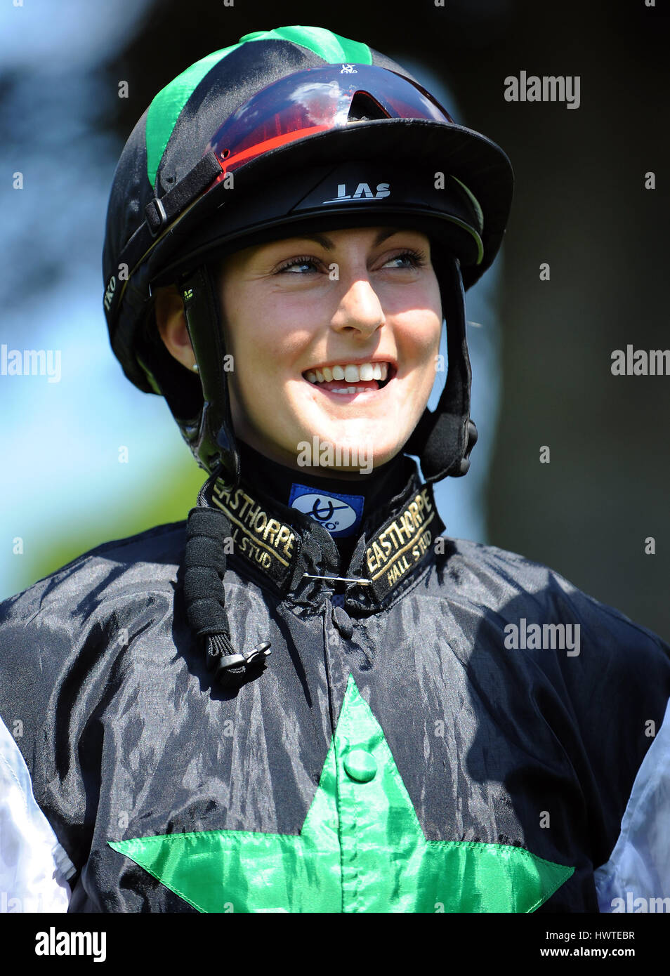 RACHEL RICHARDSON JOCKEY JOCKEY YORK RACECOURSE YORK ENGLAND 14 May 2014 Stock Photo