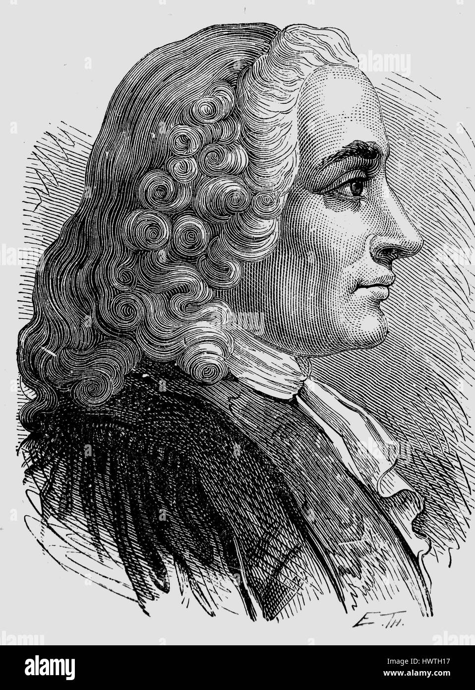 GUILLAUME-CHRÉTIEN de LAMOIGNON de MALESHERBES (1721-1794) French statesman and lawyer Stock Photo