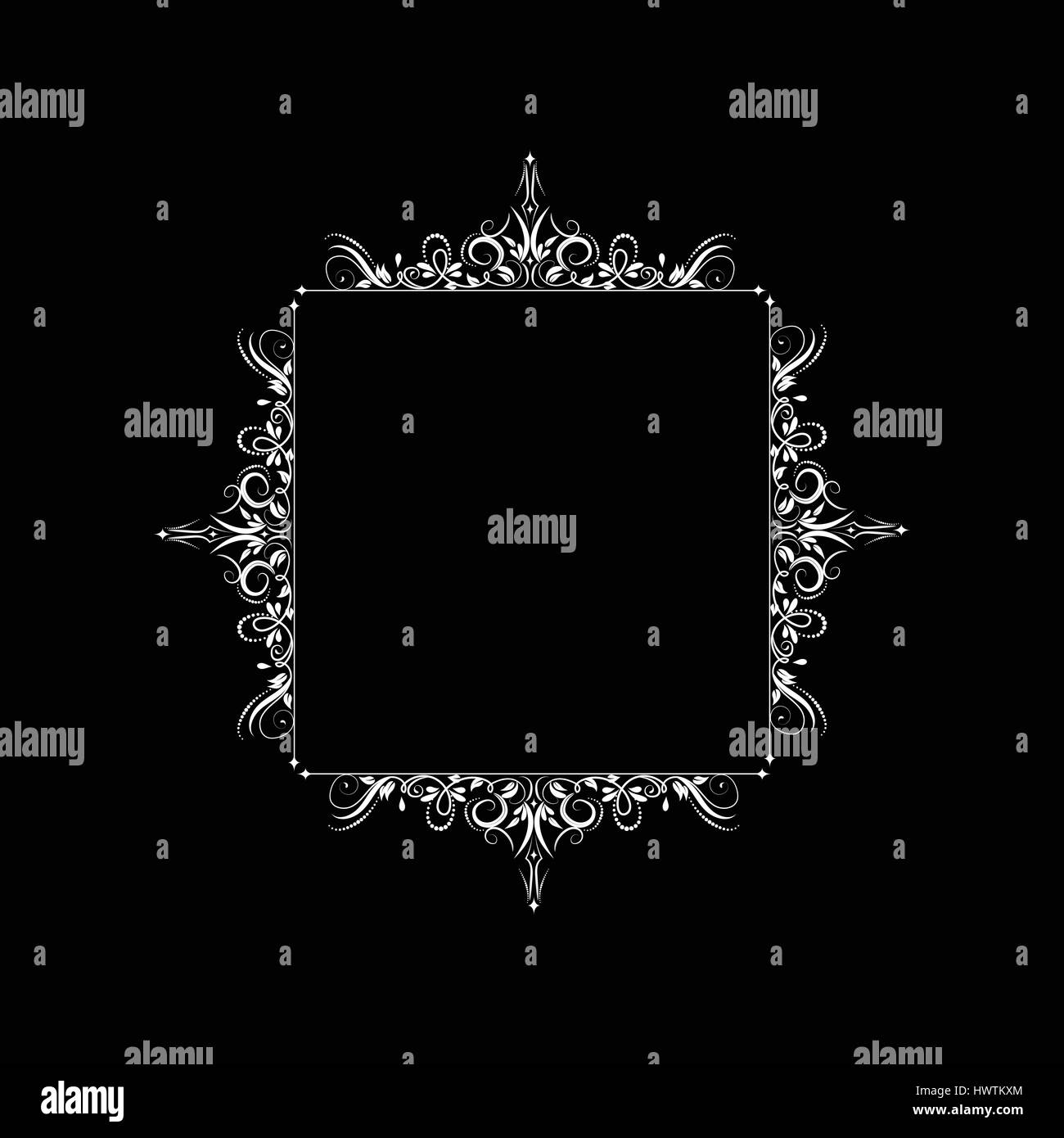 Vintage baroque frame Stock Vector Image & Art - Alamy