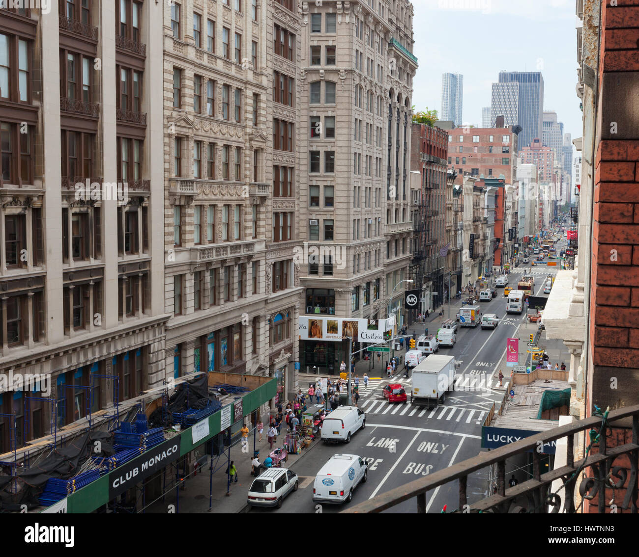 New york the most populated city in the usa hires stock photography