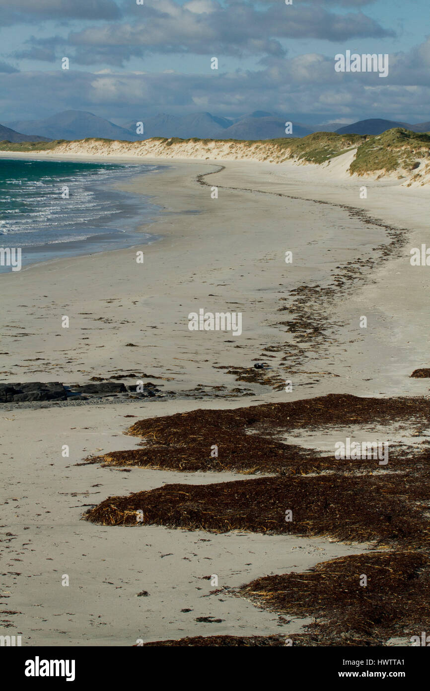 West beach , white beach at low tide ,Atlantic facing beach Stock Photo