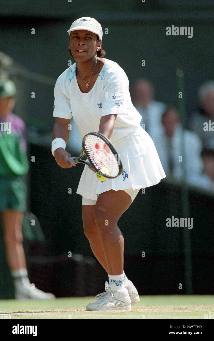 Zina Garrison Jackson Wimbledon 06 July 1995 Stock Photo Alamy