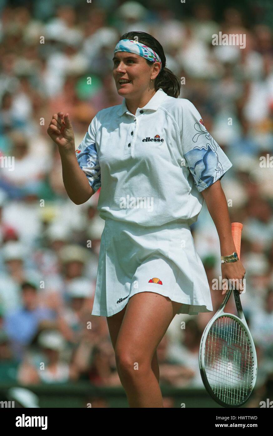 CONCHITA MARTINEZ WIMBLEDON 05 July 1995 Stock Photo - Alamy